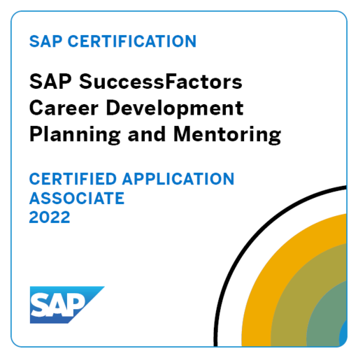 SAP Certified Application Associate SAP SuccessFactors Career 