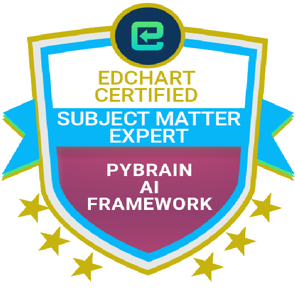 Edchart Certified PyBrain AI Framework Subject Matter Expert