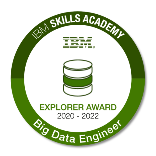 Big Data Engineer - Explorer Award 2020 - Credly