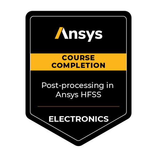 Ansys Course Completion: Topics in Ansys CFX Solver - General - Credly