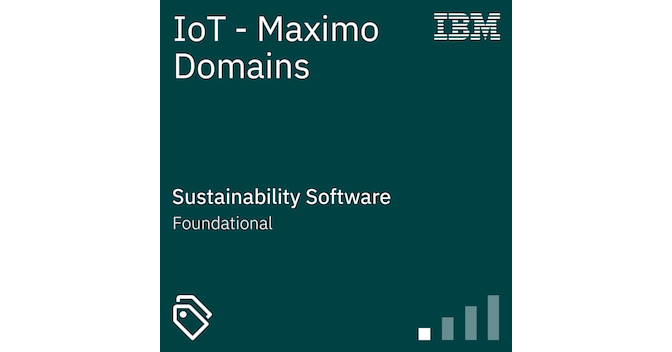 IoT - Maximo Domains - Credly
