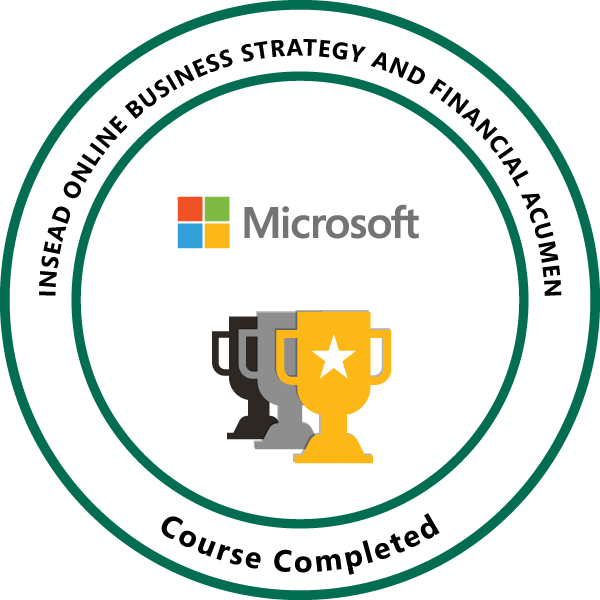 Microsoft-INSEAD Online Business Strategy and Financial Acumen - Distinction