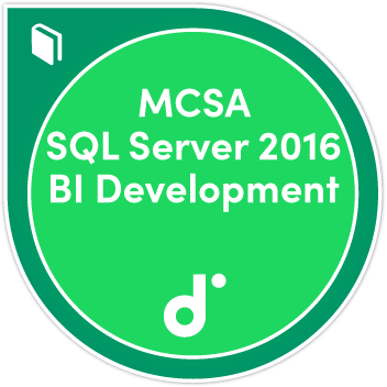 Kursteilnahme: Microsoft MCSA SQL Server 2016 Business Intelligence ...