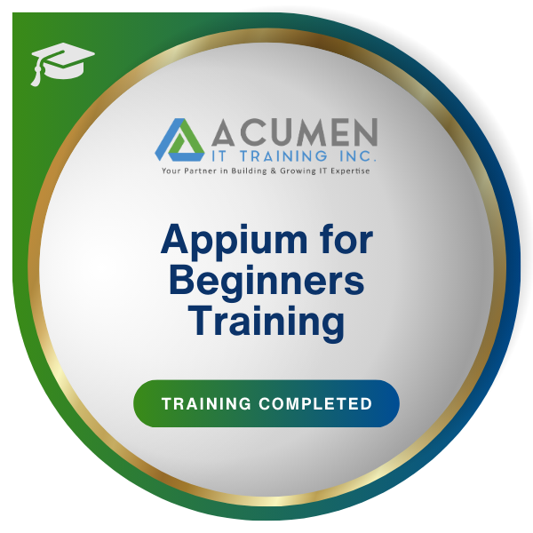 Appium for Beginners Training