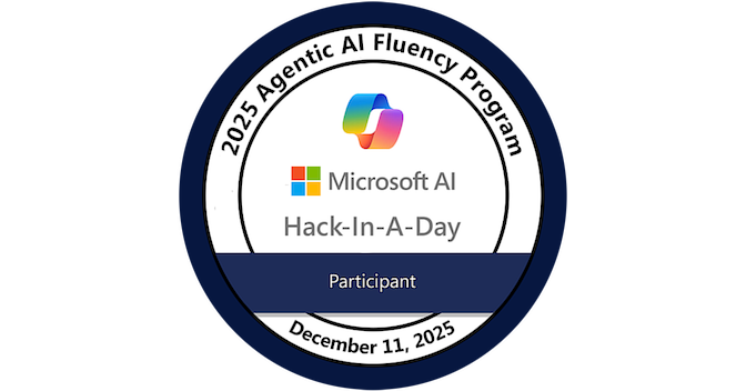 Agentic AI Fluency Program Participant - Credly