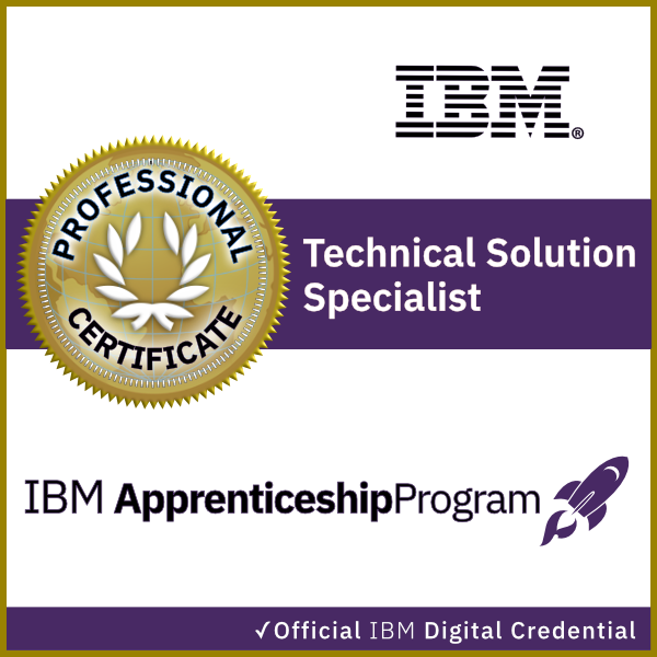 IBM Technical Solution Specialist Apprenticeship Certificate