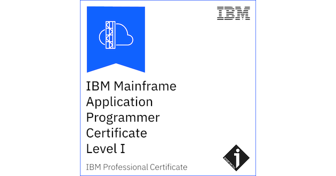 Interskill - IBM Mainframe Application Programmer Level I Certificate ...