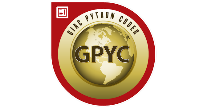 GIAC Python Coder (GPYC) - Credly