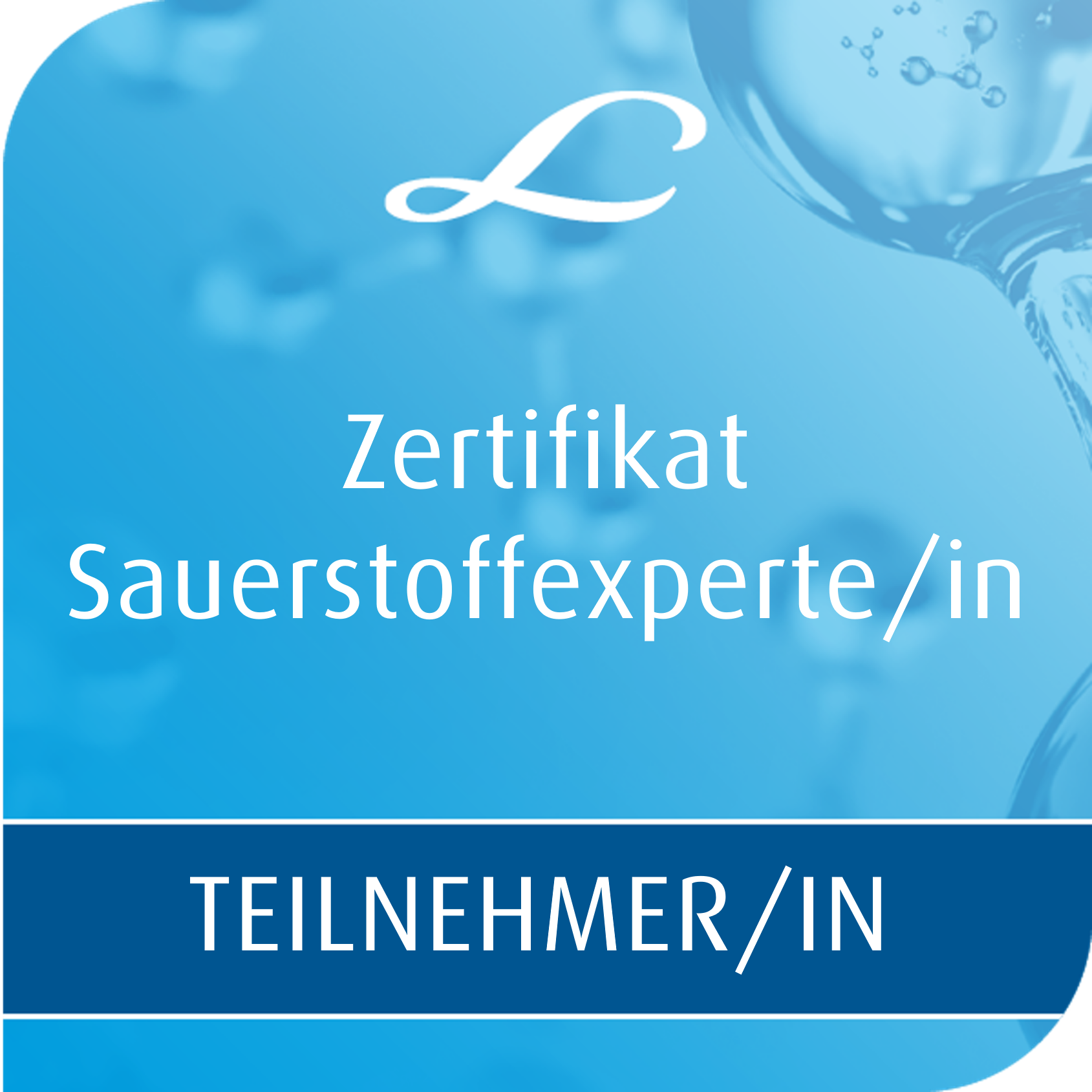 Linde EMEA, Region Europe West, Germany (Healthcare) - Zertifikat: Sauerstoffexperte/in