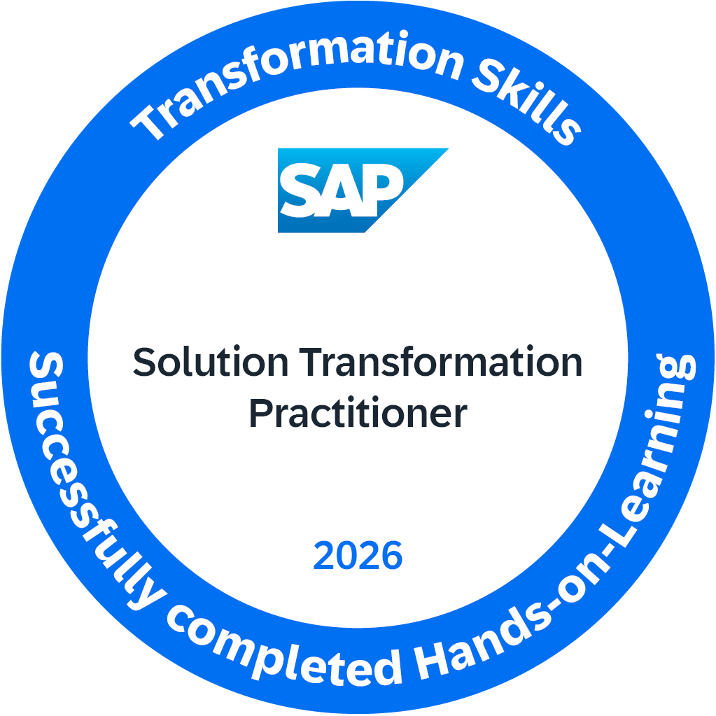 Transformation Skills 2026 - Solution Transformation Practitioner