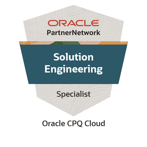 Oracle CPQ Cloud Solution Engineer Specialist