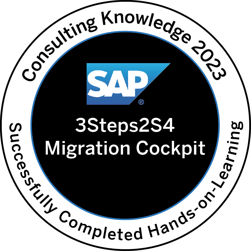 Consulting Knowledge 2023 - 3Steps2S4 Migration Cockpit