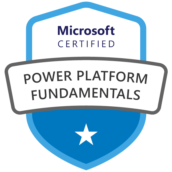 Microsoft Certified: Power Platform Fundamentals - Credly