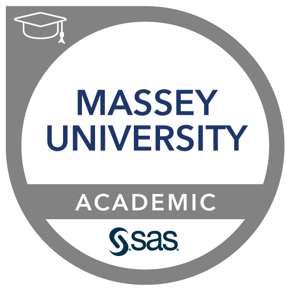 SAS - Massey University Joint Certificate in Business Analytics