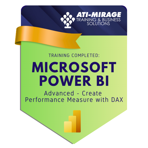 Microsoft Power BI Advanced – Create Performance Measures with DAX - Credly