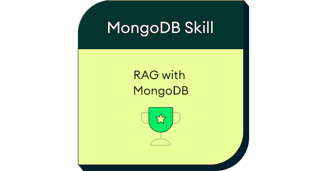 Building RAG Apps Using MongoDB badge