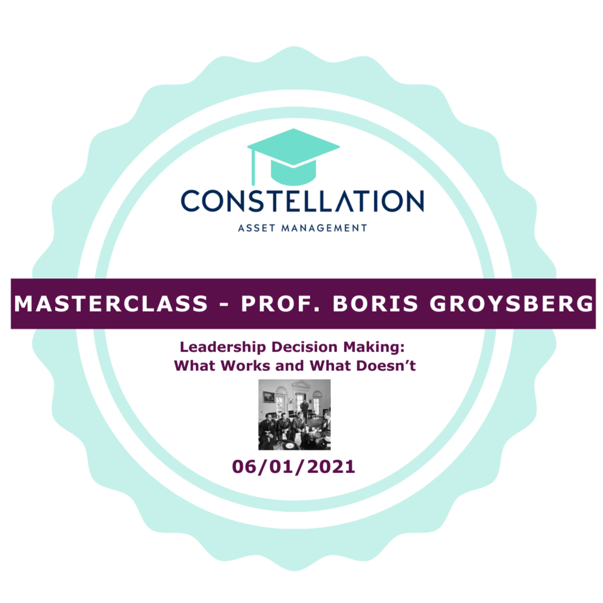 Leadership Decision Making: What Works and What Doesn’t Prof. Boris Groysberg