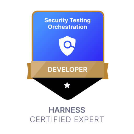 Harness Certified Security Testing Orchestration Developer - Credly