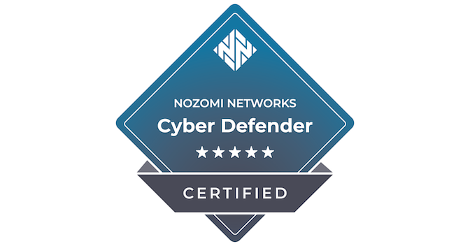 Nozomi Networks Certified Cyber Defenders - Credly