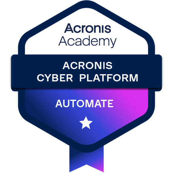 Essentials - Acronis Cyber Platform: Automate