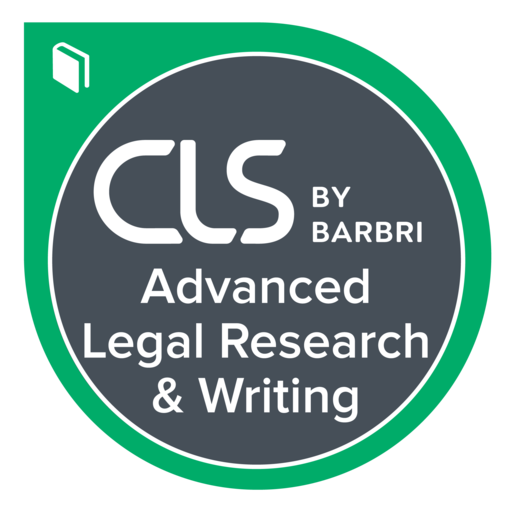 Advanced Legal Research and Writing Certificate Course - Credly