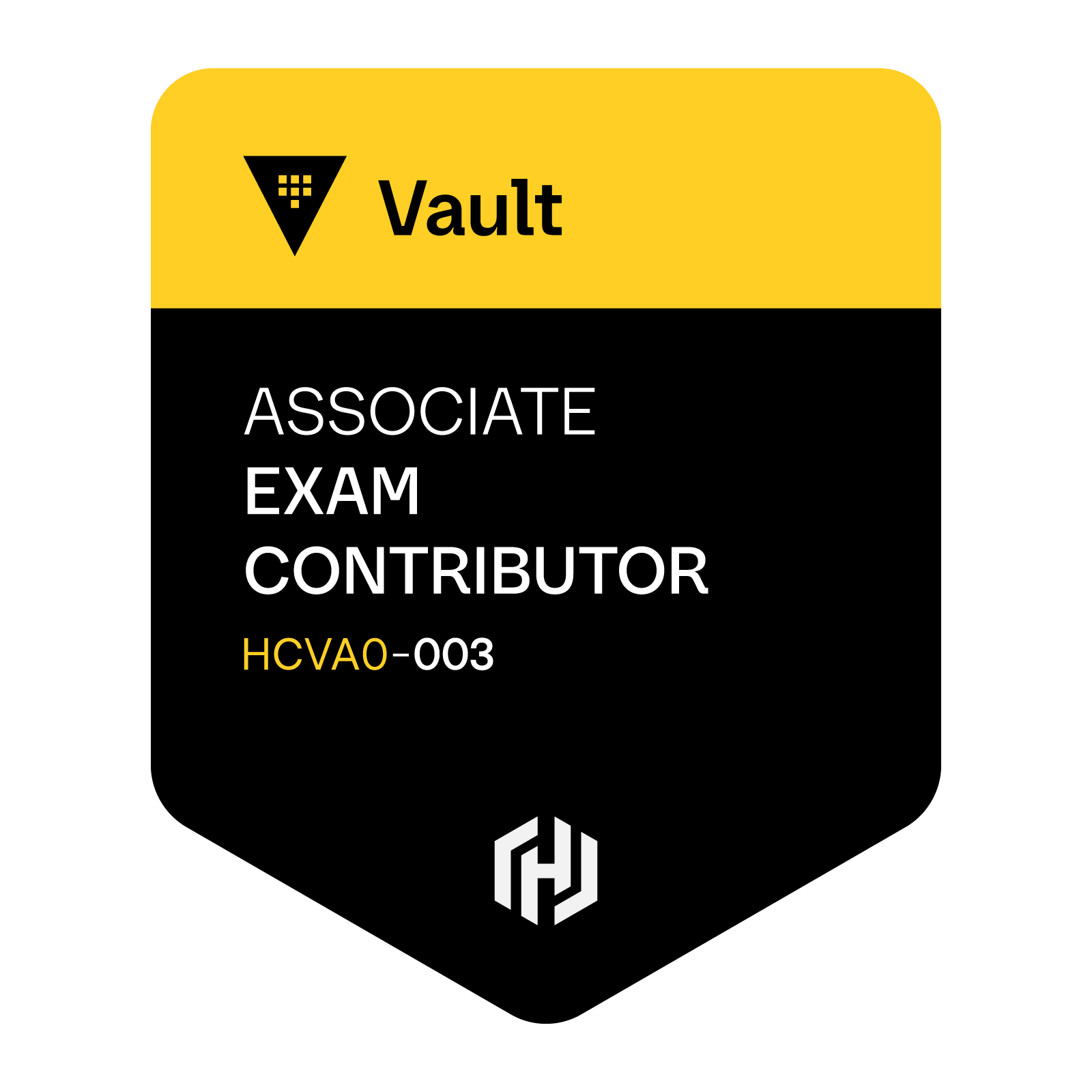 Exam Contributor: Vault Associate (003)