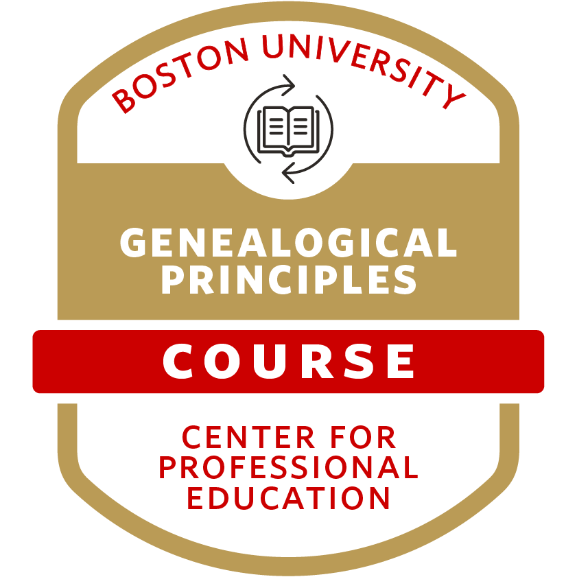 OGEN150 Genealogical Principles