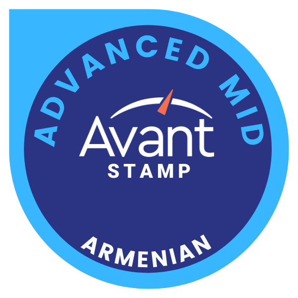 Avant Armenian Proficiency Test in Speaking and Writing: Advanced/Mid(v.1)