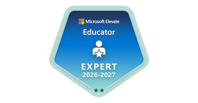 Microsoft Elevate Educator Expert 2026-2027 was issued by Microsoft Elevate to MUHAMMAD SUZARILSHAH BIN ZAKARIA.