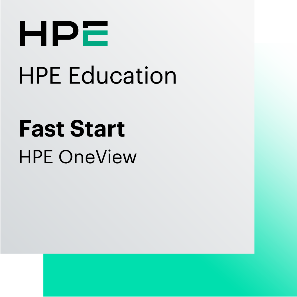 Fast Start - HPE OneView