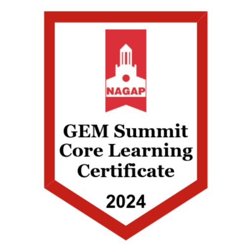 2024 NAGAP Summit GEM Certificate - Credly