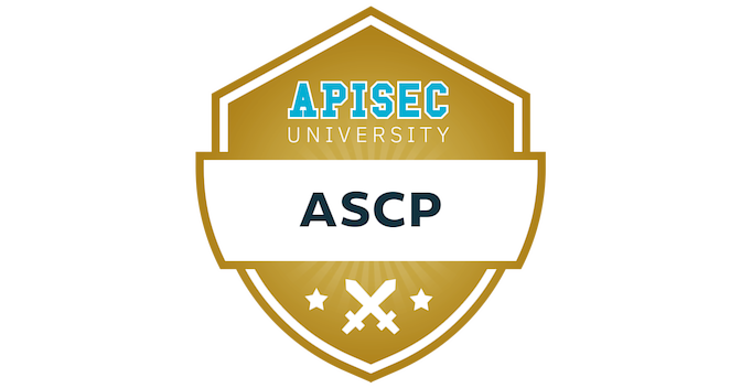 API Security Certified Professional - Credly