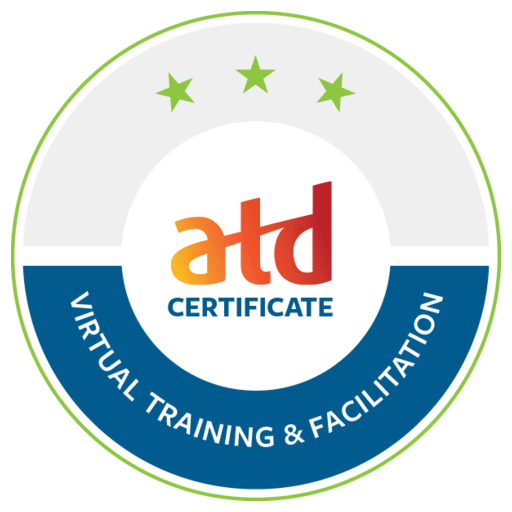 ATD Virtual Training Facilitation Certificate Credly
