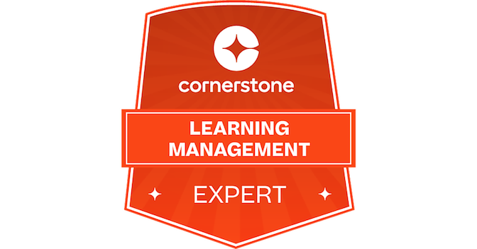 Cornerstone Learning Management Expert - Customer - Credly
