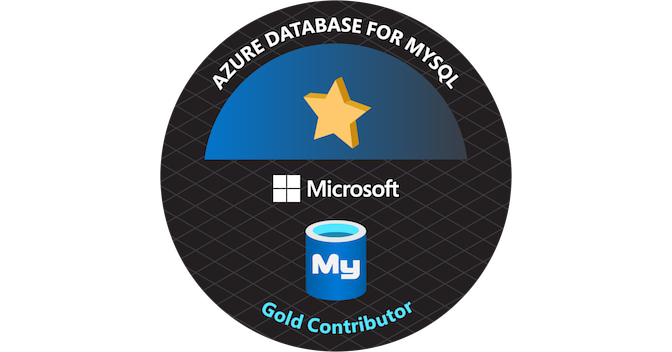 Azure Database for MySQL - Gold Contributor - Credly