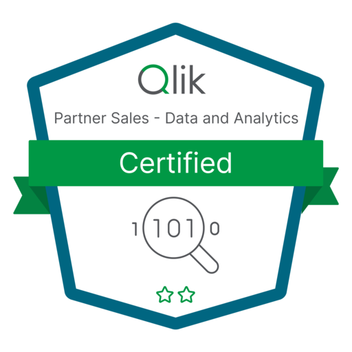 Qlik Certified Partner Sales - Data and Analytics - Credly