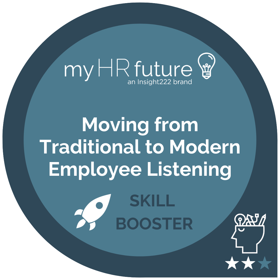Moving From Traditional To Modern Employee Listening Credly Moving from traditional to modern employee listening credly