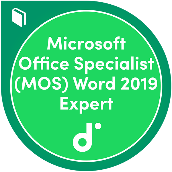 Kursteilnahme: Microsoft Office Specialist (MOS) Word 2019 Expert