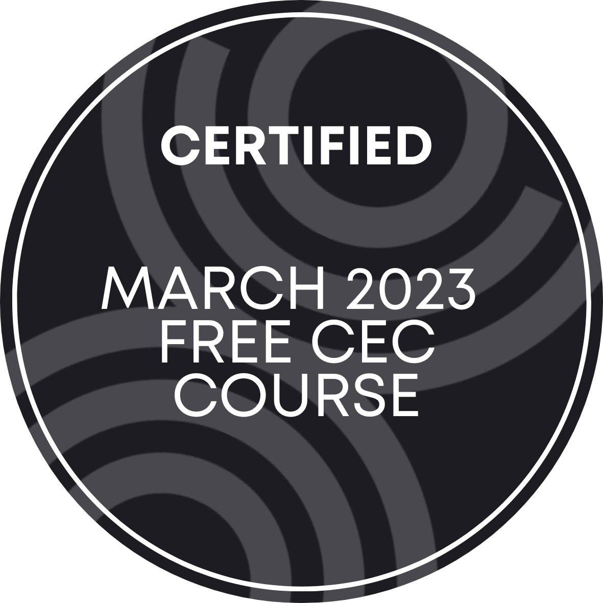 NETWORK March 2023 CEC Course