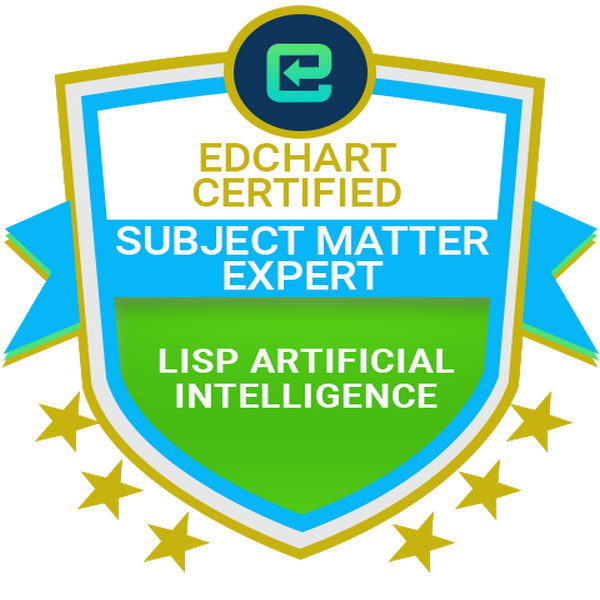 Edchart Certified Lisp Artificial Intelligence Subject Matter Expert