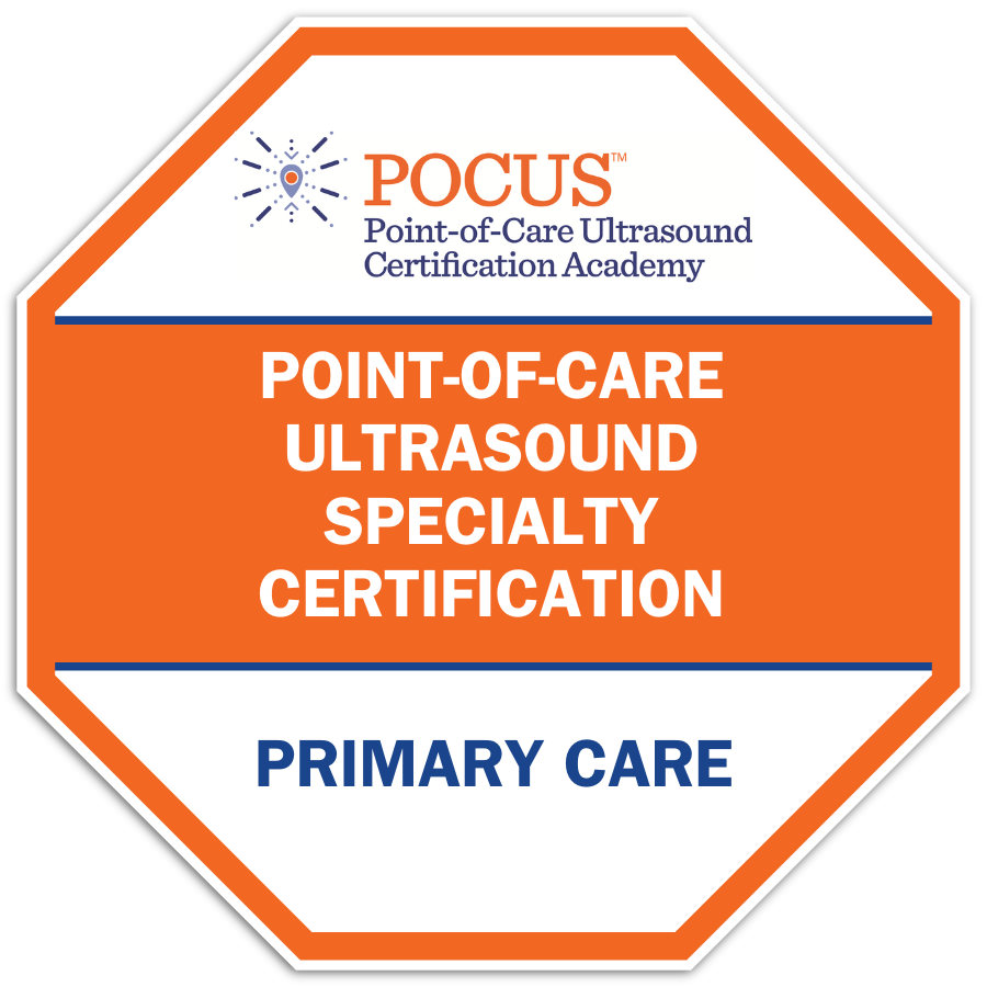Point-of-Care Ultrasound (POCUS) Primary Care Certification