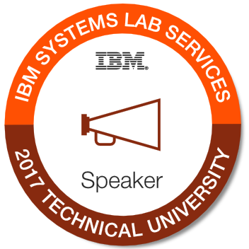 2017 IBM Systems Technical University Speaker