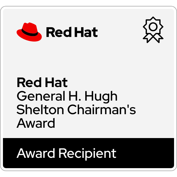 Red Hat General H. Hugh Shelton Chairman's Award Winner