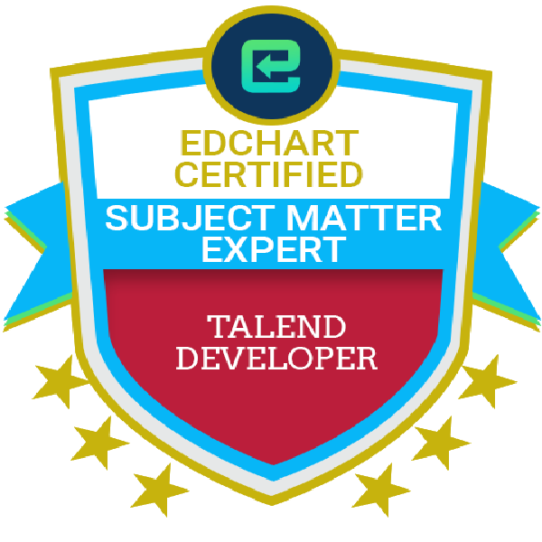 Edchart Certified Talend Developer Subject Matter Expert
