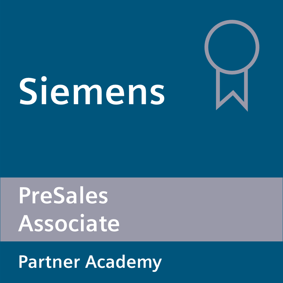 2022 Siemens Digital Industries Software PreSales Associate Certificate