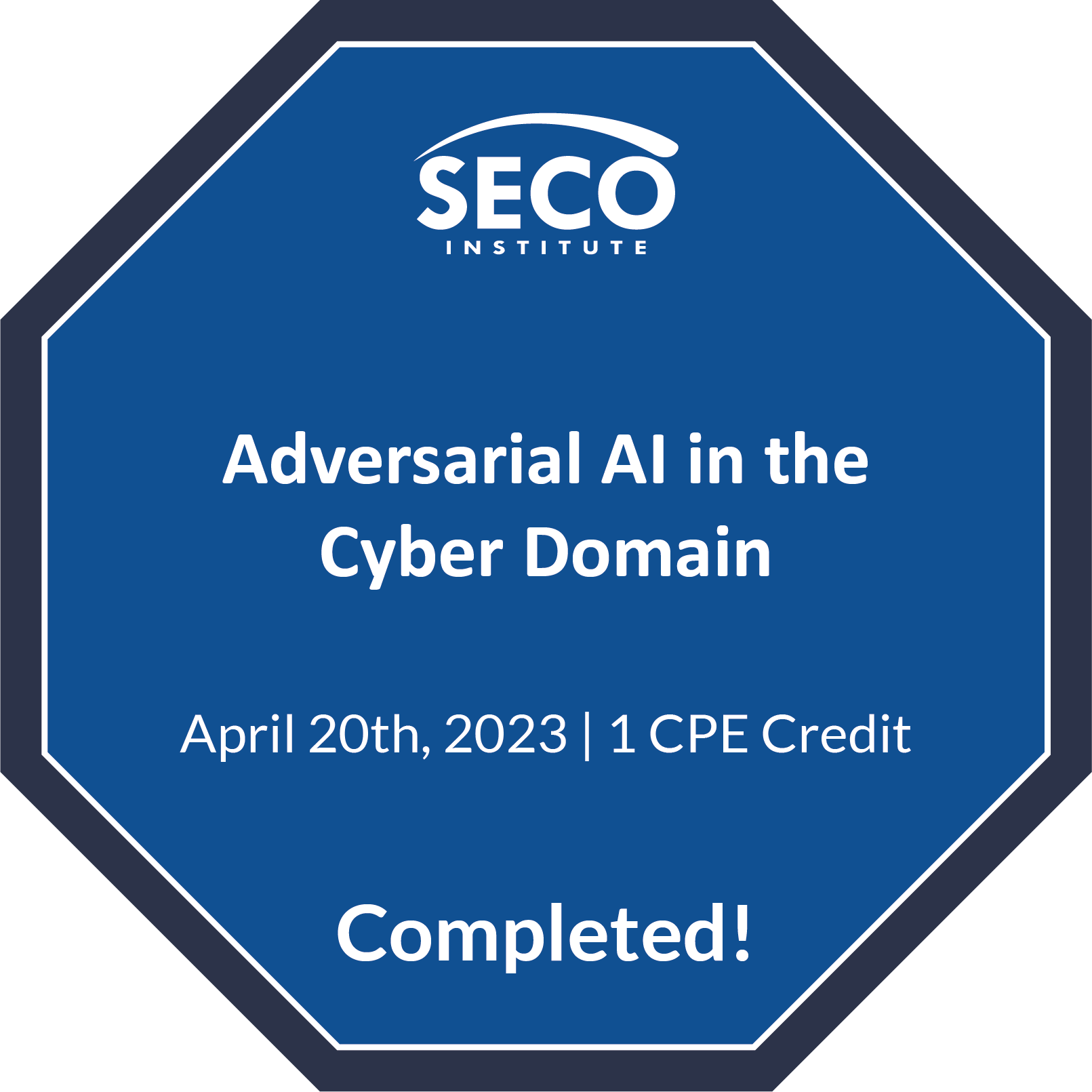 Adversarial AI in the Cyber Domain