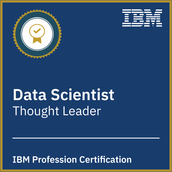 Data Science Profession Certification - Converged certification Expert+TL