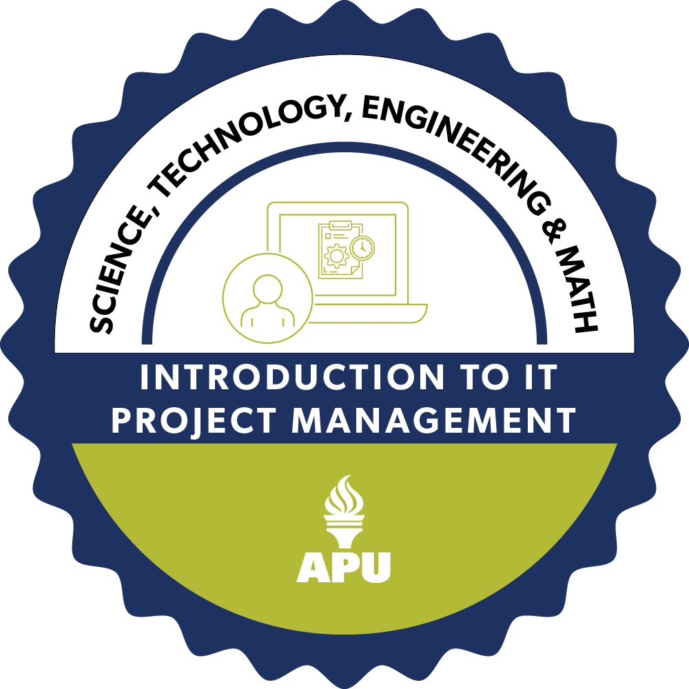 Undergraduate NanoCert® Introduction to IT Project Management