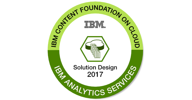 IBM Content Foundation on Cloud - Solution Design - 2017 - Credly