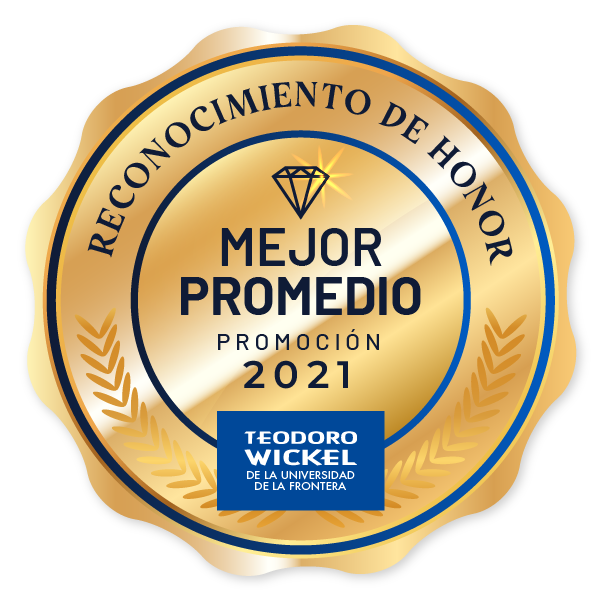 Reconocimiento de Honor Mejores Promedios, promoción 2021 CFT Teodoro Wickel K.